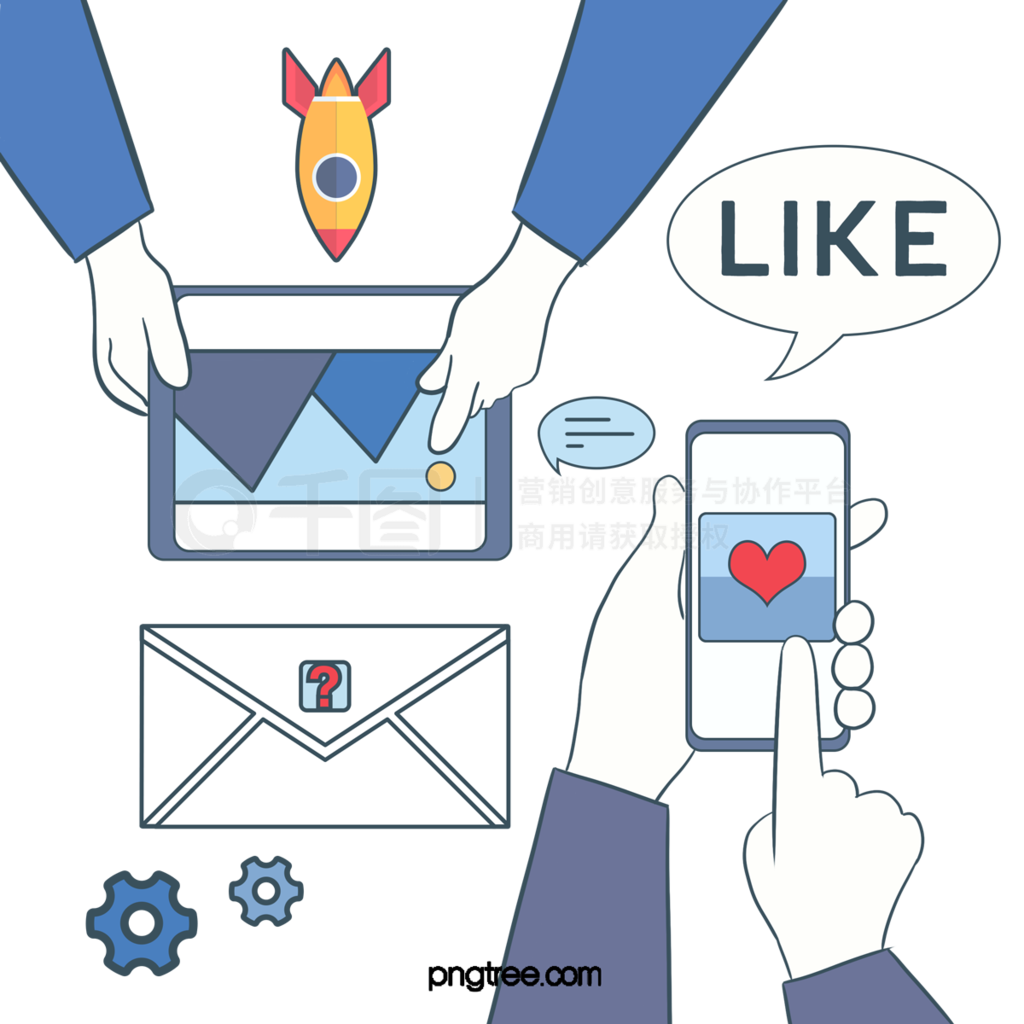 卡通社交網(wǎng)絡圖