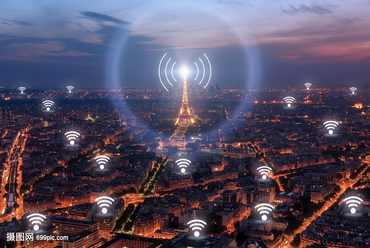 城市網(wǎng)絡(luò)wifi熱點(diǎn)信號(hào)